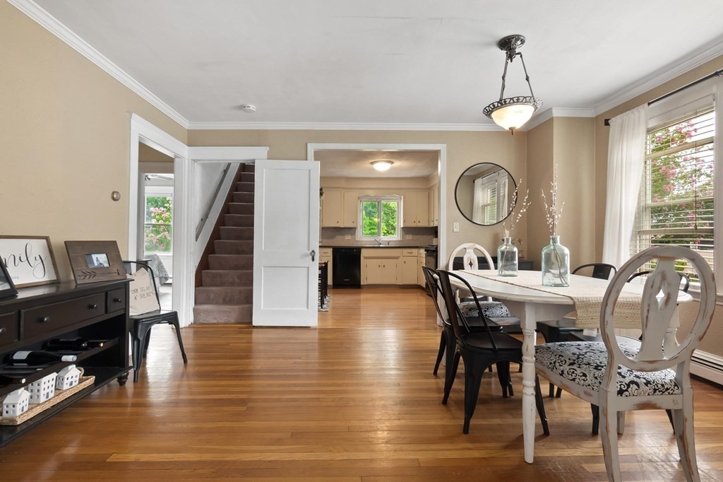 17 Columbia Road Danvers, MA 01923 - Photo 6 of 39 a view of a dining room with furniture window and wooden floor
