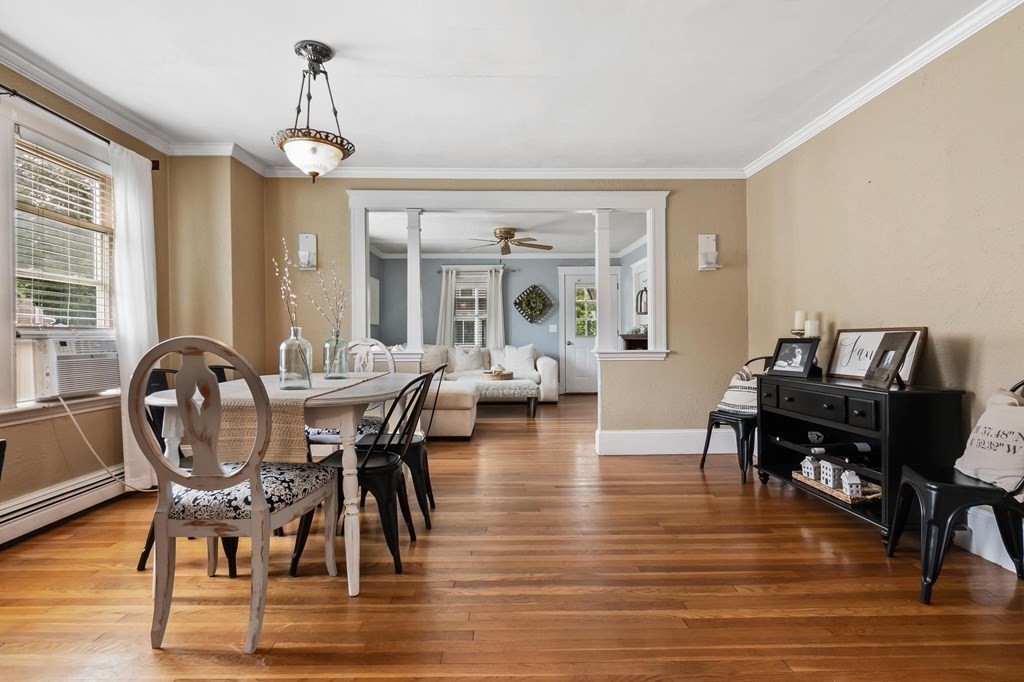 17 Columbia Road Danvers, MA 01923 - Photo 8 of 39 a view of a dining room with furniture window and wooden floor