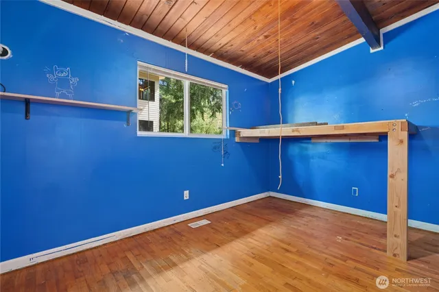 a view of a room with window