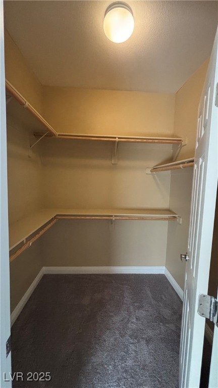 9473 Alma Ridge Avenue Las Vegas, NV 89178 - Photo 31 of 35 Walk in closet featuring dark carpet