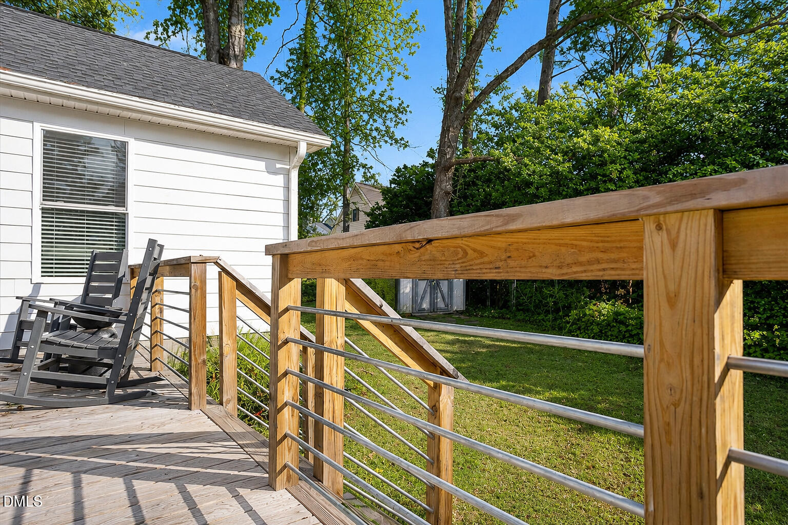 5904 Volant Drive Raleigh, NC 27609 - Photo 38 of 42 a view of swimming pool with a balcony and furniture