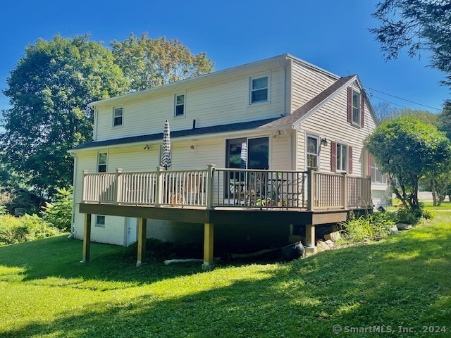 178 Torringford Street Winchester, CT 06098 - Photo 1 of 1 a view of a house with a yard deck and a small yard