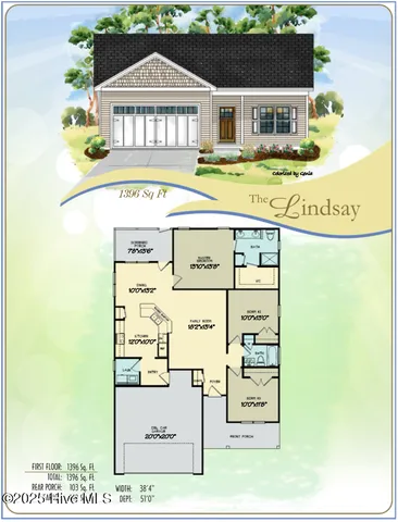 $277,886 | 401 Creeks Edge Drive, Pikeville, NC 27863