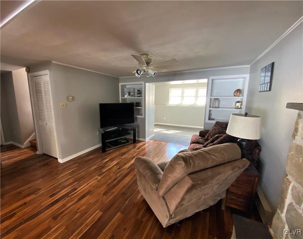 1415 Thomas Drive Coplay, PA 18037 - Photo 20 of 32 a bedroom with a bed and a flat screen tv