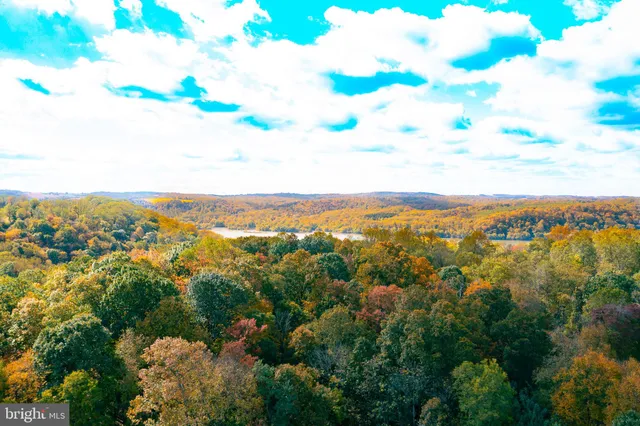 a view of lake and mountain
