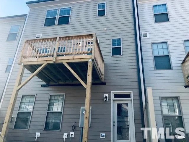 a view of a house with a balcony