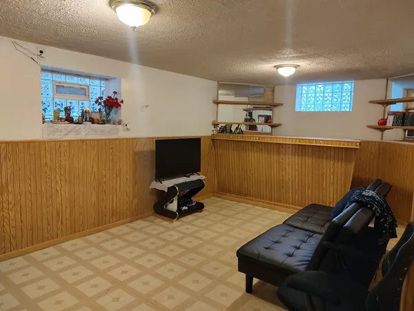 a view of kitchen with window