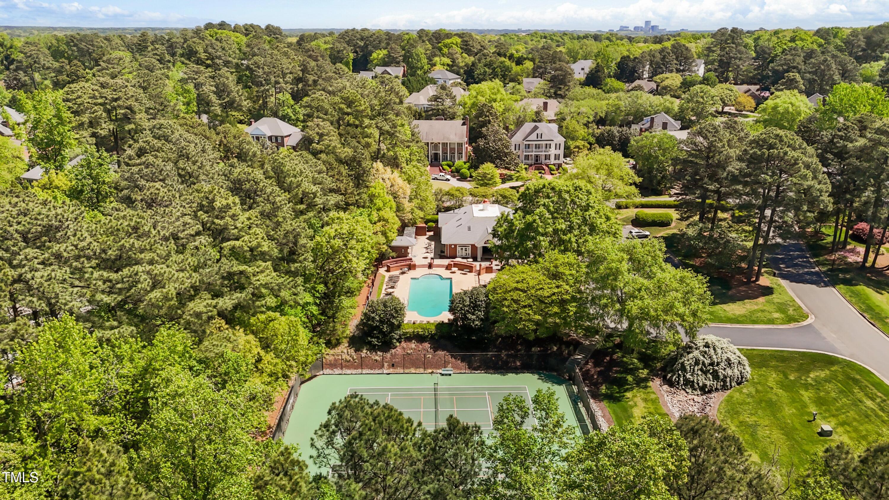 4101 John S Raboteau Wynd Raleigh, NC 27612 - Photo 56 of 65 Aerial17_ClubhouseTennis