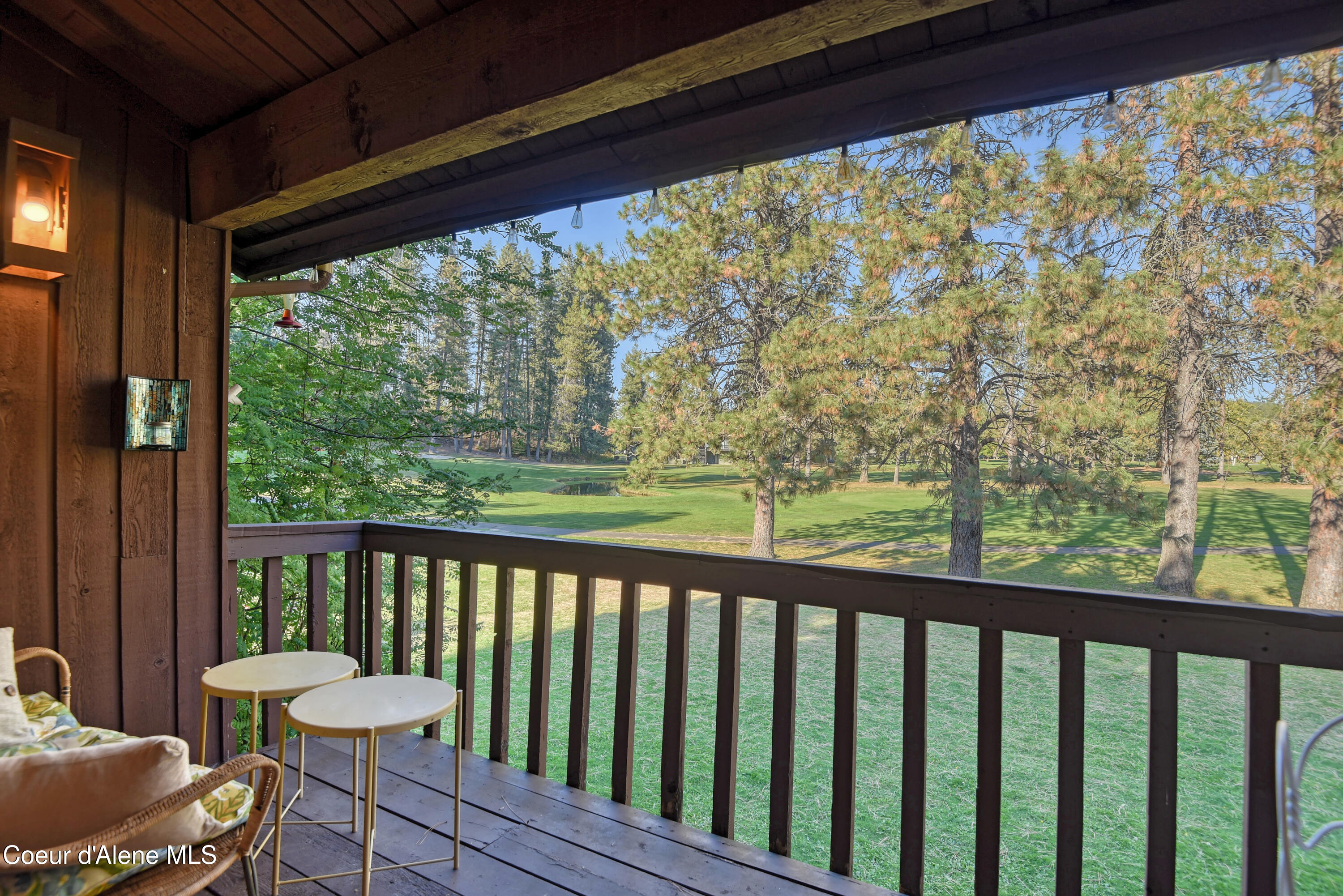 5305 West Fairway Lane, Unit 21 Rathdrum, ID 83858 - Photo 22 of 30 Covered Balcony Over Looking Golf Course