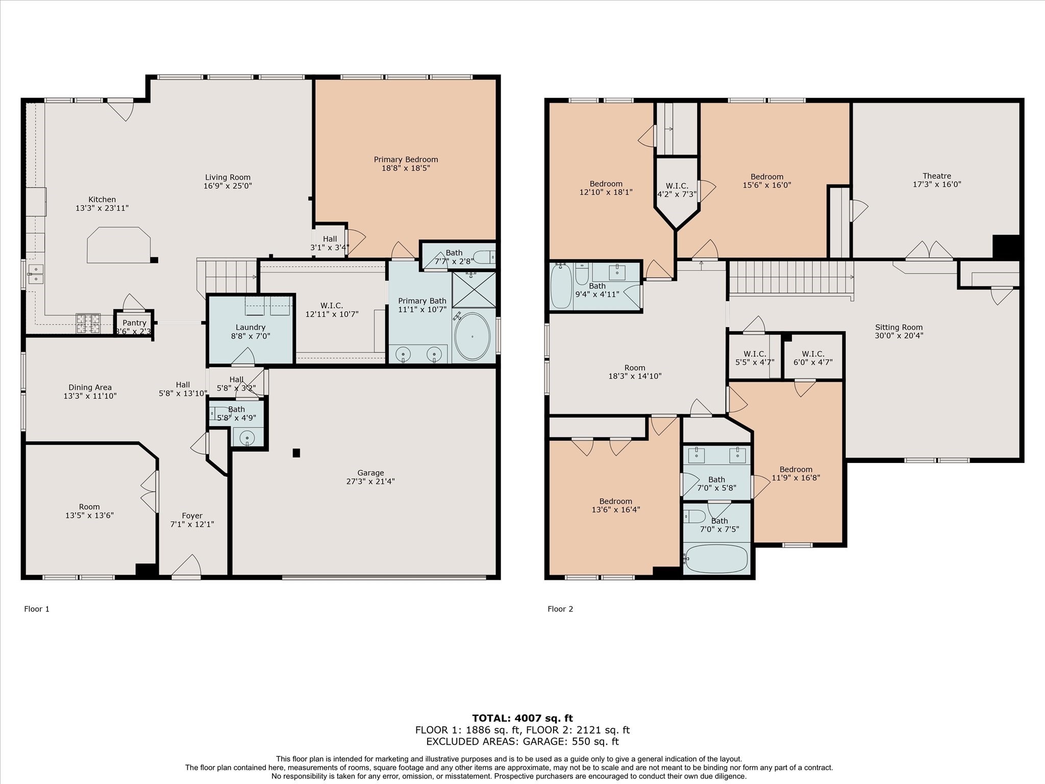 26223 Rustic Ranch Lane Katy, TX 77494 - Photo 33 of 33 a picture of a floor plan