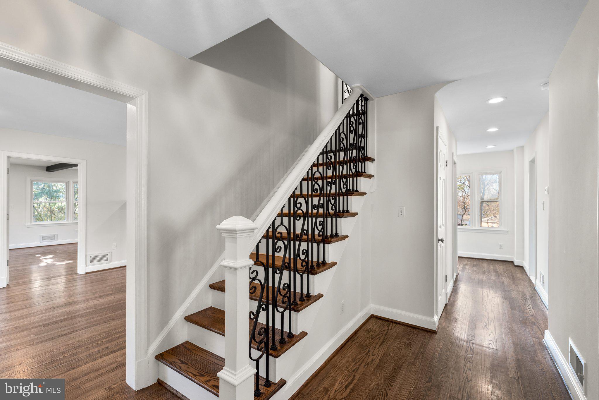 179 Randolph Road Silver Spring, MD 20904 - Photo 7 of 74 Stairway with custom railing