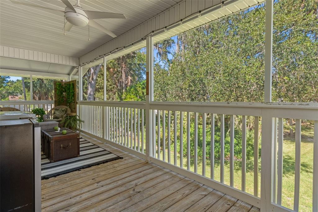 5890 South Mason Creek Road Homosassa, FL 34448 - Photo 28 of 50 a view of a balcony with wooden floor