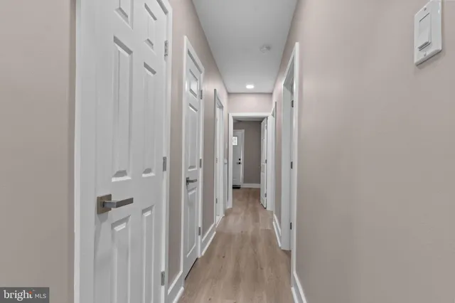 wooden floor in a gallery