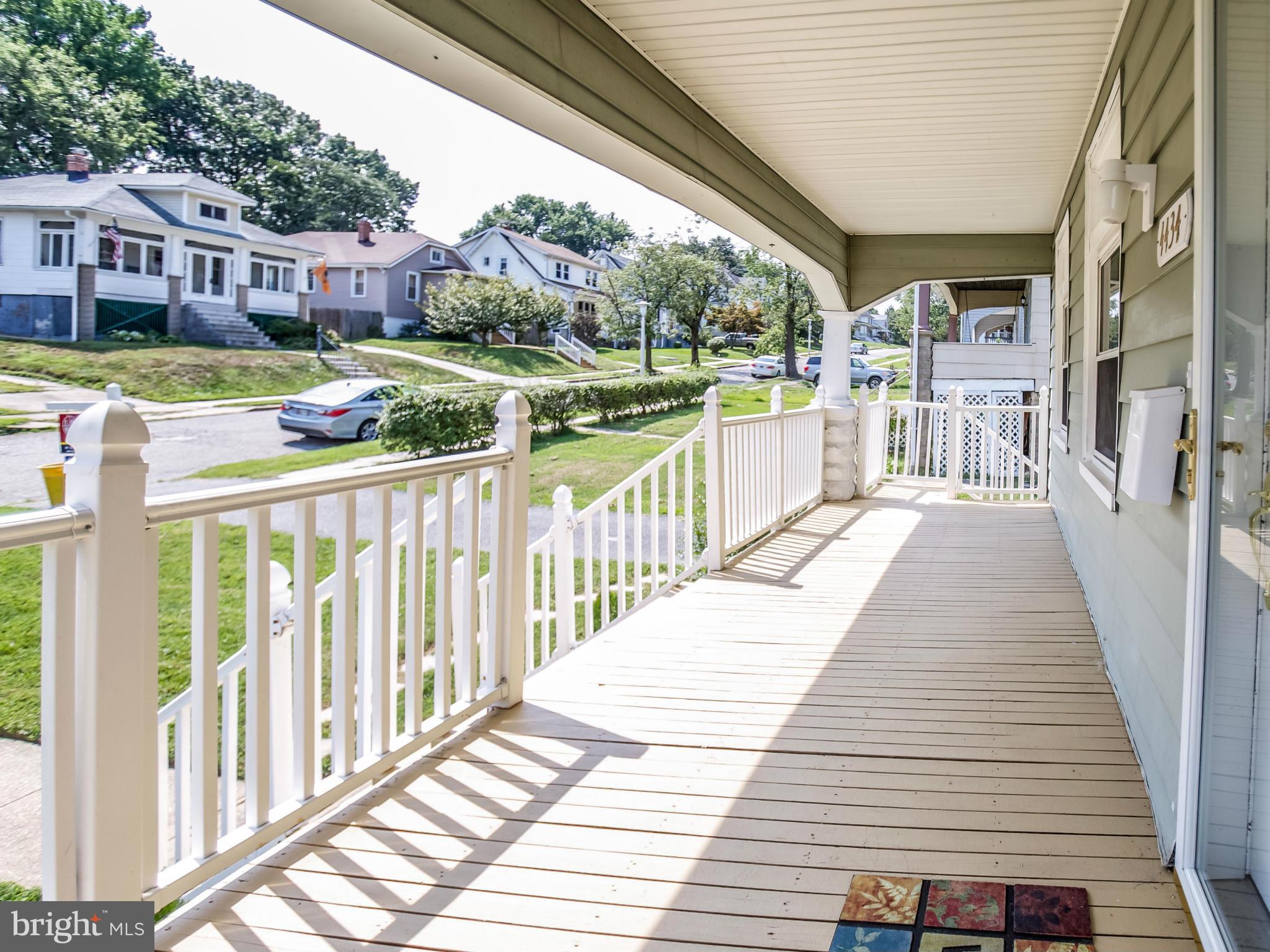 4434 Raspe Avenue Baltimore, MD 21206 - Photo 3 of 30 Large enough porch for seating and decor!