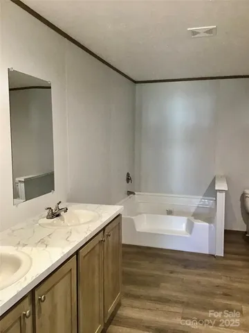 a bathroom with a sink and a bathtub