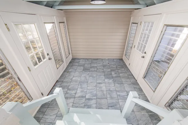 a view of front door