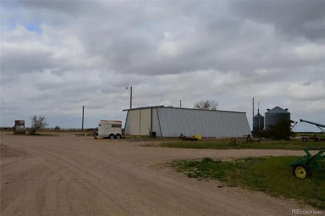a view of a car park next to a road