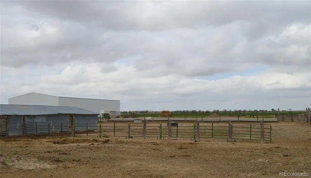 a view of a lake next to a building