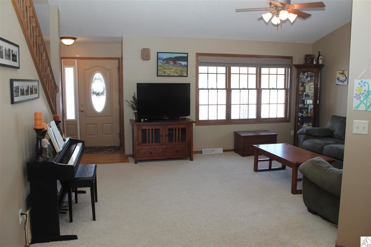 3978 Lavaque Road Hermantown, MN 55811 - Photo 2 of 17 Open living room located right off the entry of the home