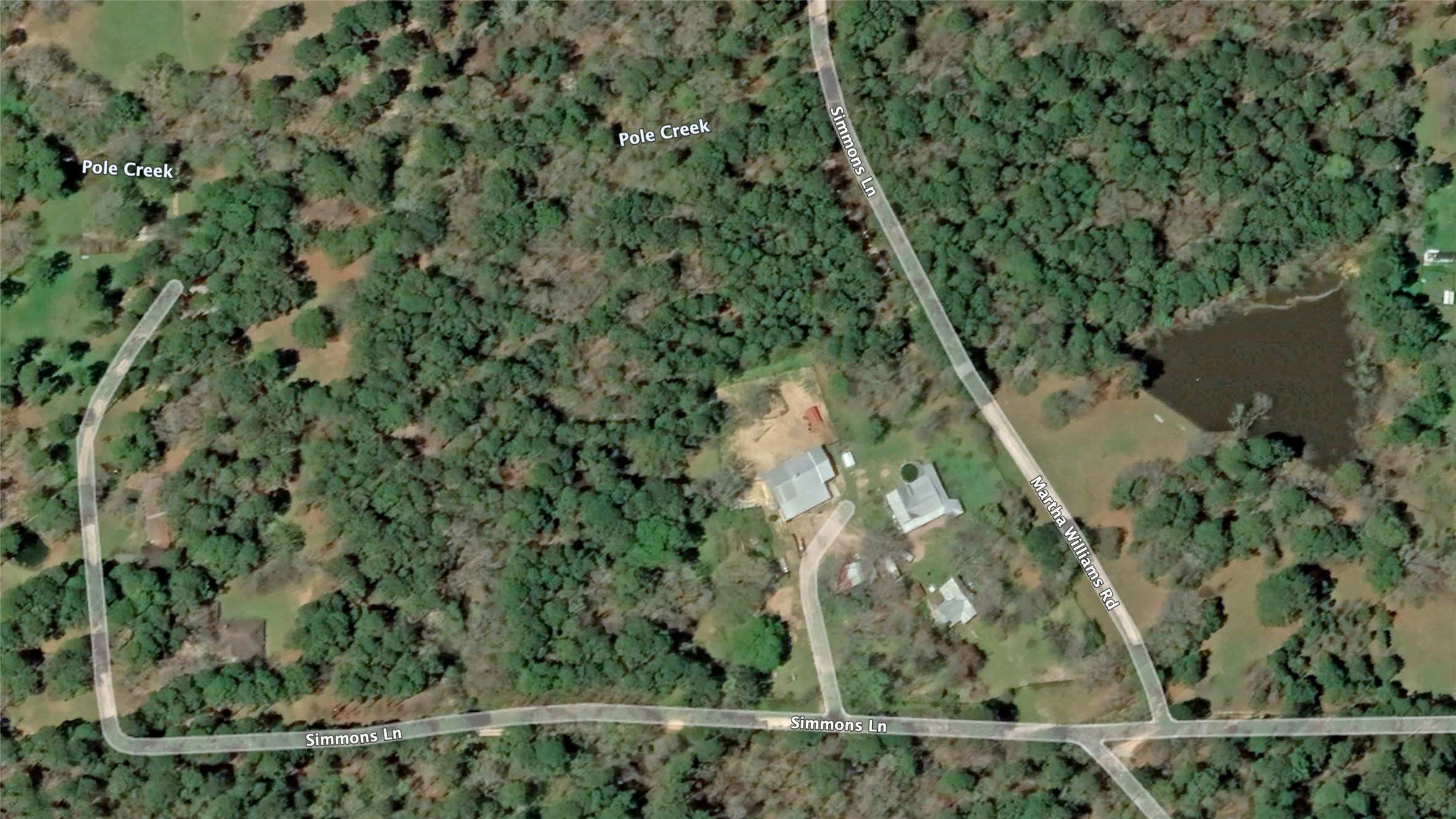 23405 Martha Williams Road Montgomery, TX 77356 - Photo 2 of 45 an aerial view of a house with a yard