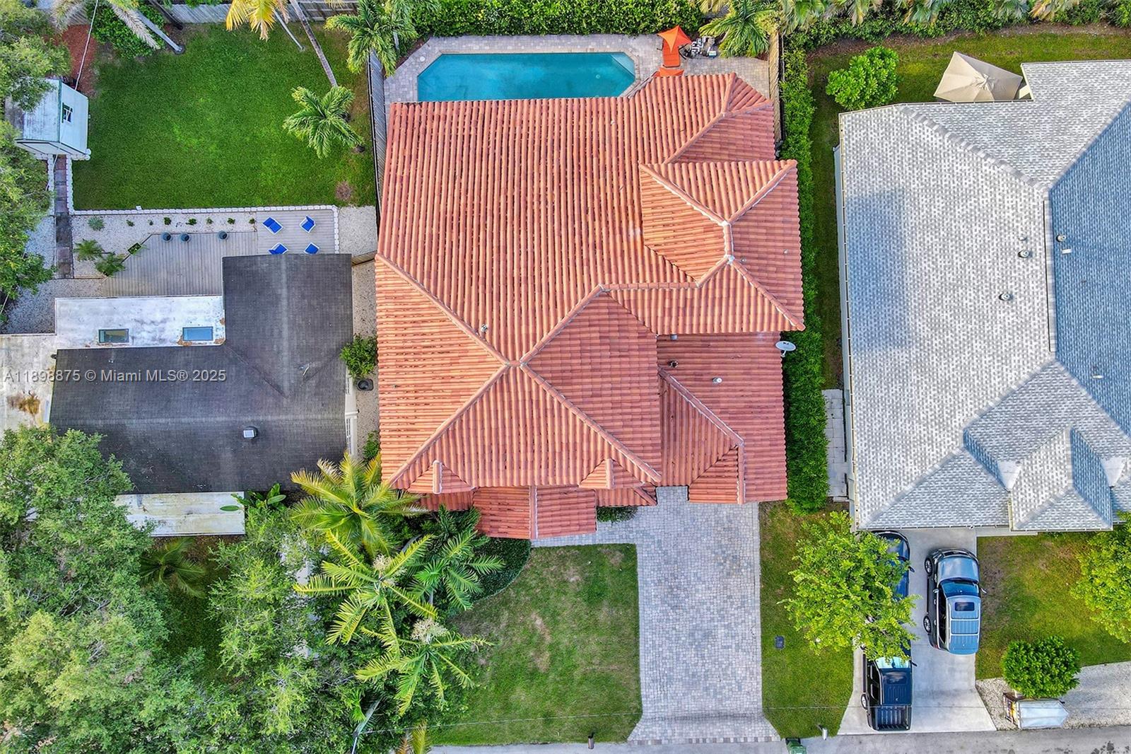 1207 Southwest 21st Street Fort Lauderdale, FL 33315 - Photo 68 of 81 an aerial view of a house with garden space and street view