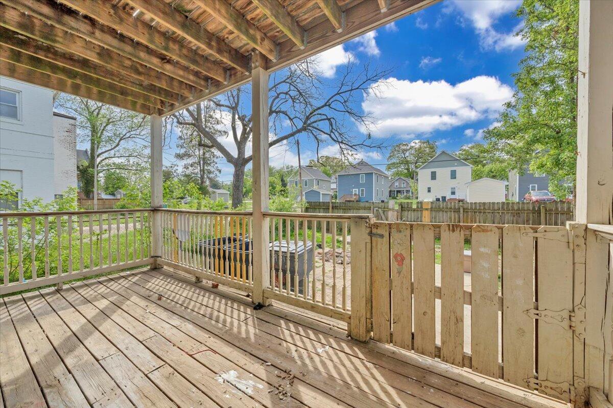1013 Jamison Avenue Southeast Roanoke, VA 24013 - Photo 19 of 20 a view of a balcony with wooden floor
