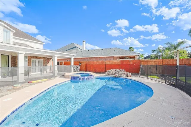 a view of outdoor space with a slide