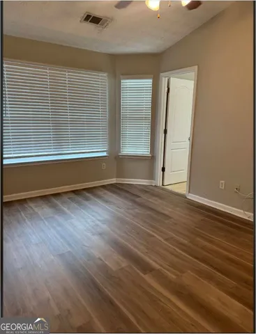 wooden floor in an empty room