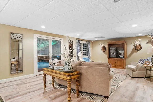 a view of a city and mountain view