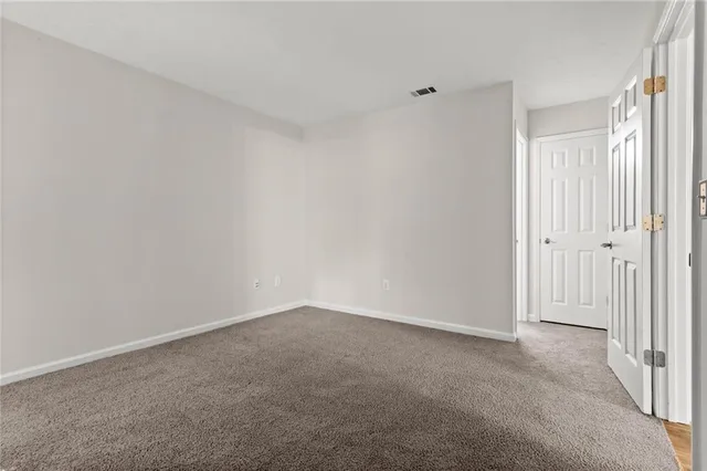 a view of an empty room