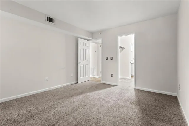 a view of an empty room