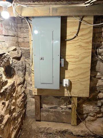 a view of storage and utility room