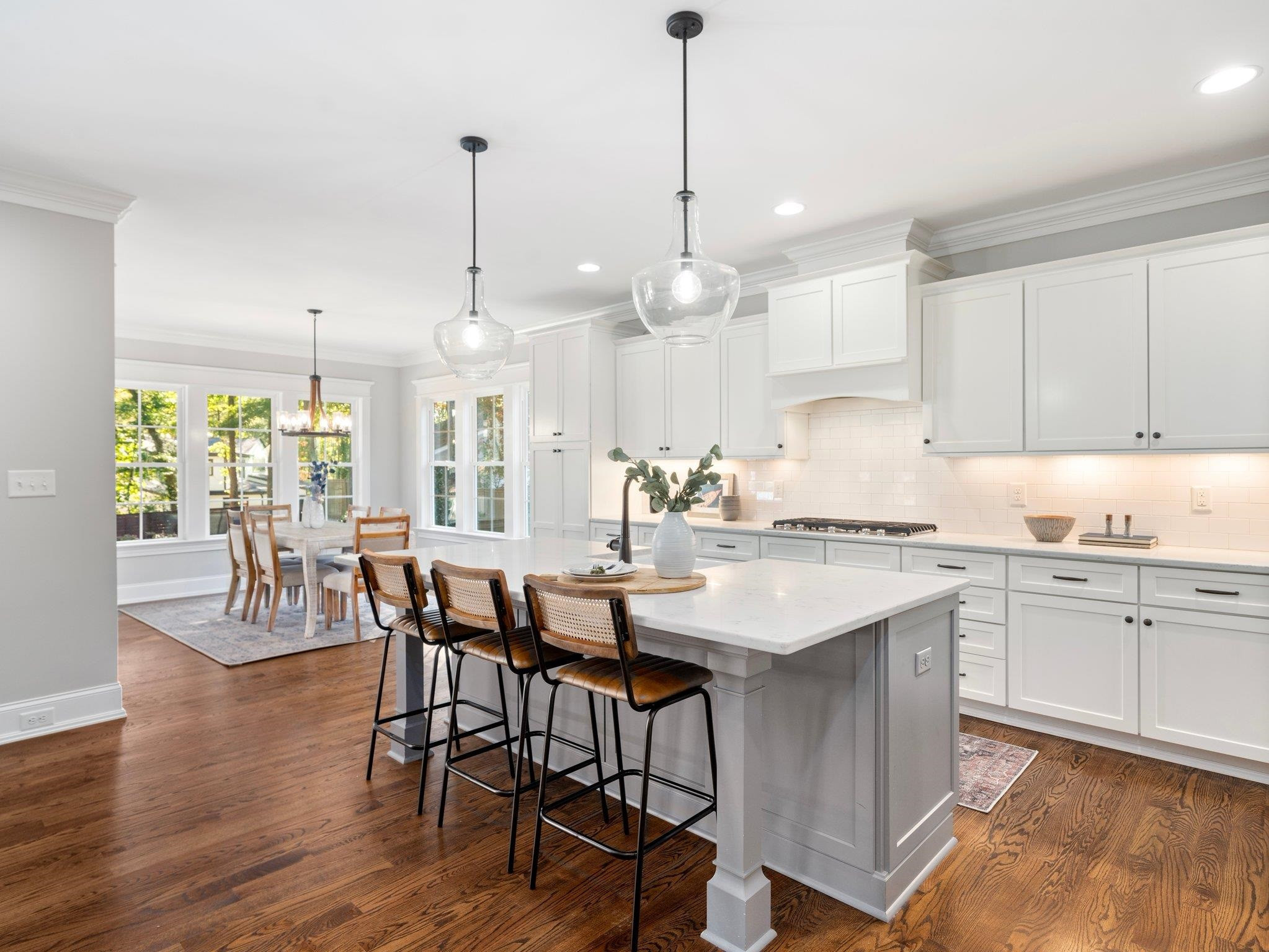 404 Ortega Road Raleigh, NC 27609 - Photo 16 of 43 Kitchen open to Bfast nook