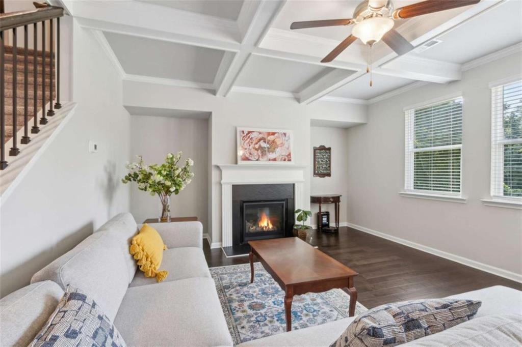 429 Paxton Lane Jefferson, GA 30549 - Photo 13 of 53 a living room with furniture and a fireplace