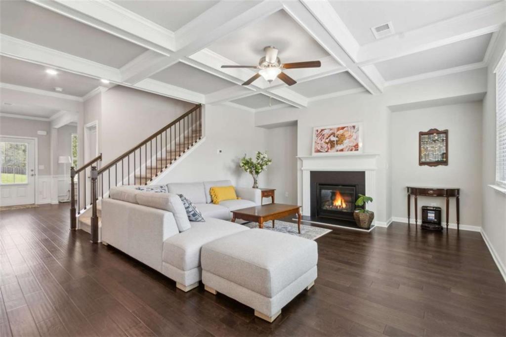 429 Paxton Lane Jefferson, GA 30549 - Photo 15 of 53 a living room with furniture and a fireplace