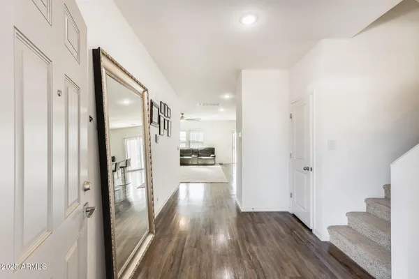 a house view with a outdoor space