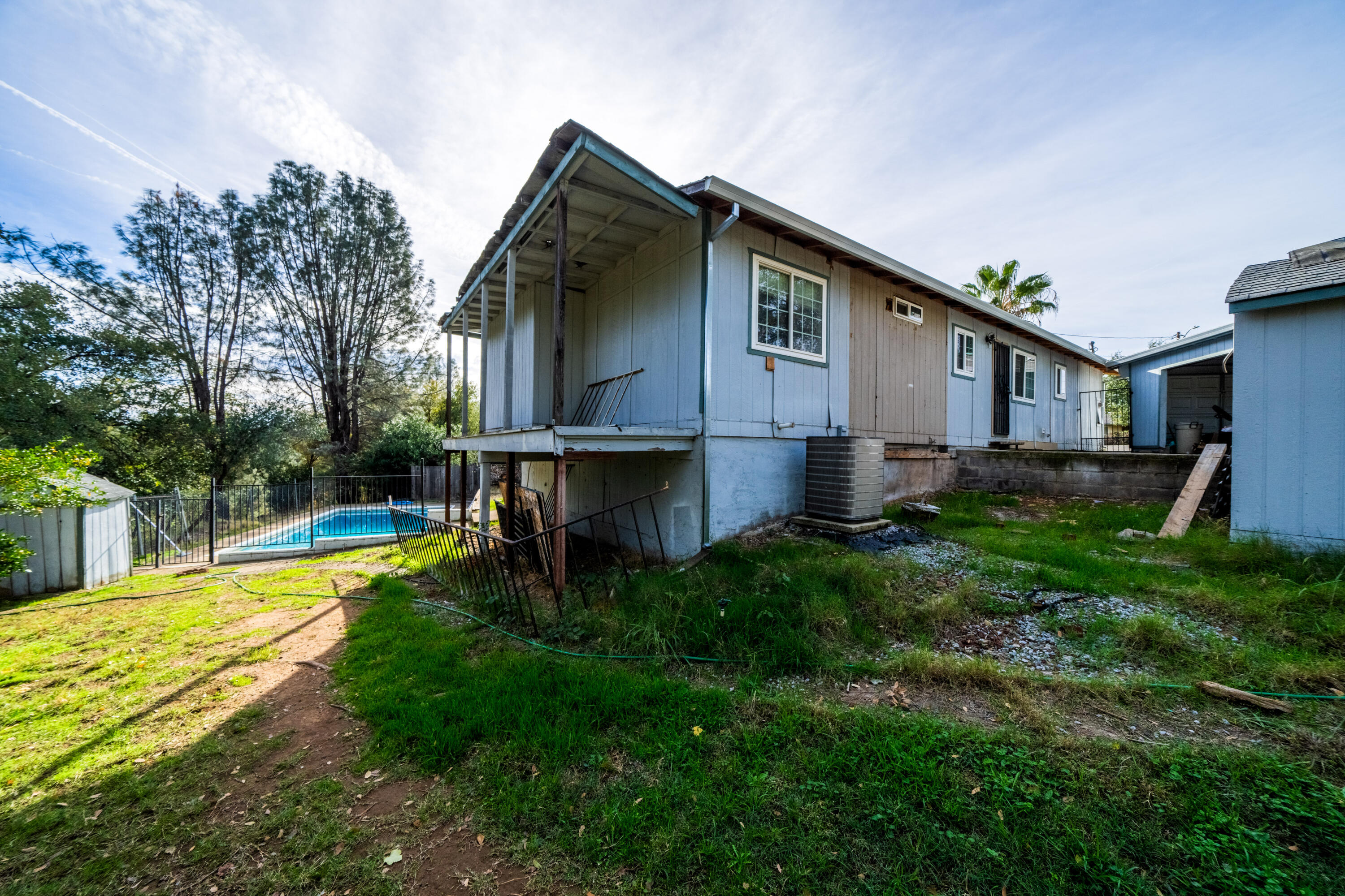 1330 Scenic Way Redding, CA 96001 - Photo 33 of 43 a view of a house with a yard patio and a slide