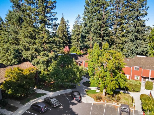 an outdoor space with patio