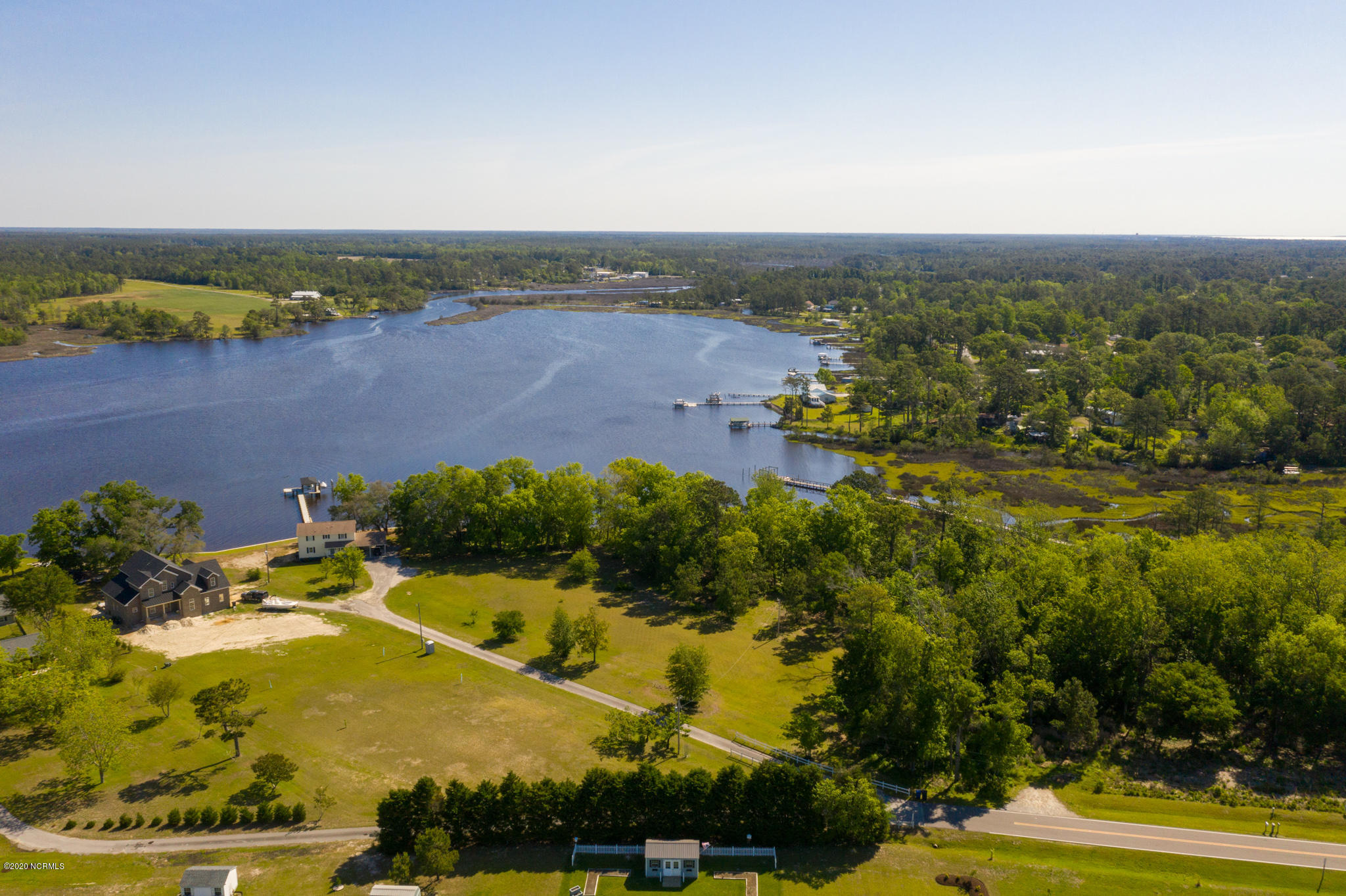 482 Vfw Road Cedar Point, NC 28584 - Photo 11 of 15 Wide view of bay and lots