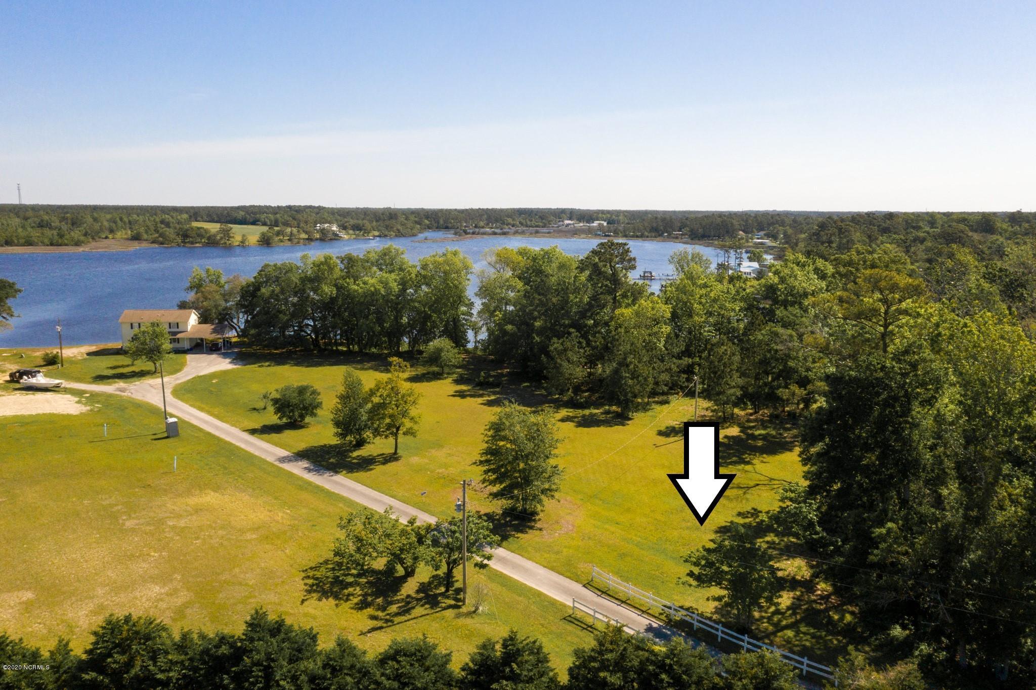 482 Vfw Road Cedar Point, NC 28584 - Photo 6 of 15 Lot 4 from road side