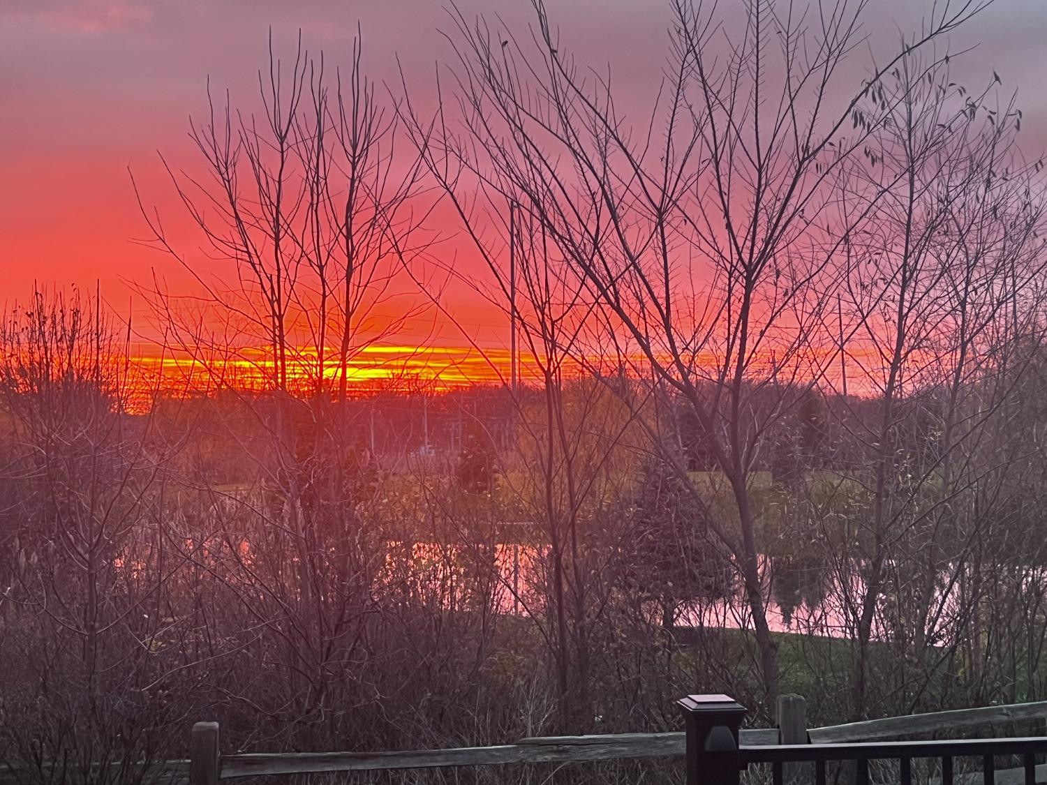 8415 Dancing Waters Lane St. John, IN 46373 - Photo 27 of 31 a view of mountain view with trees in the background