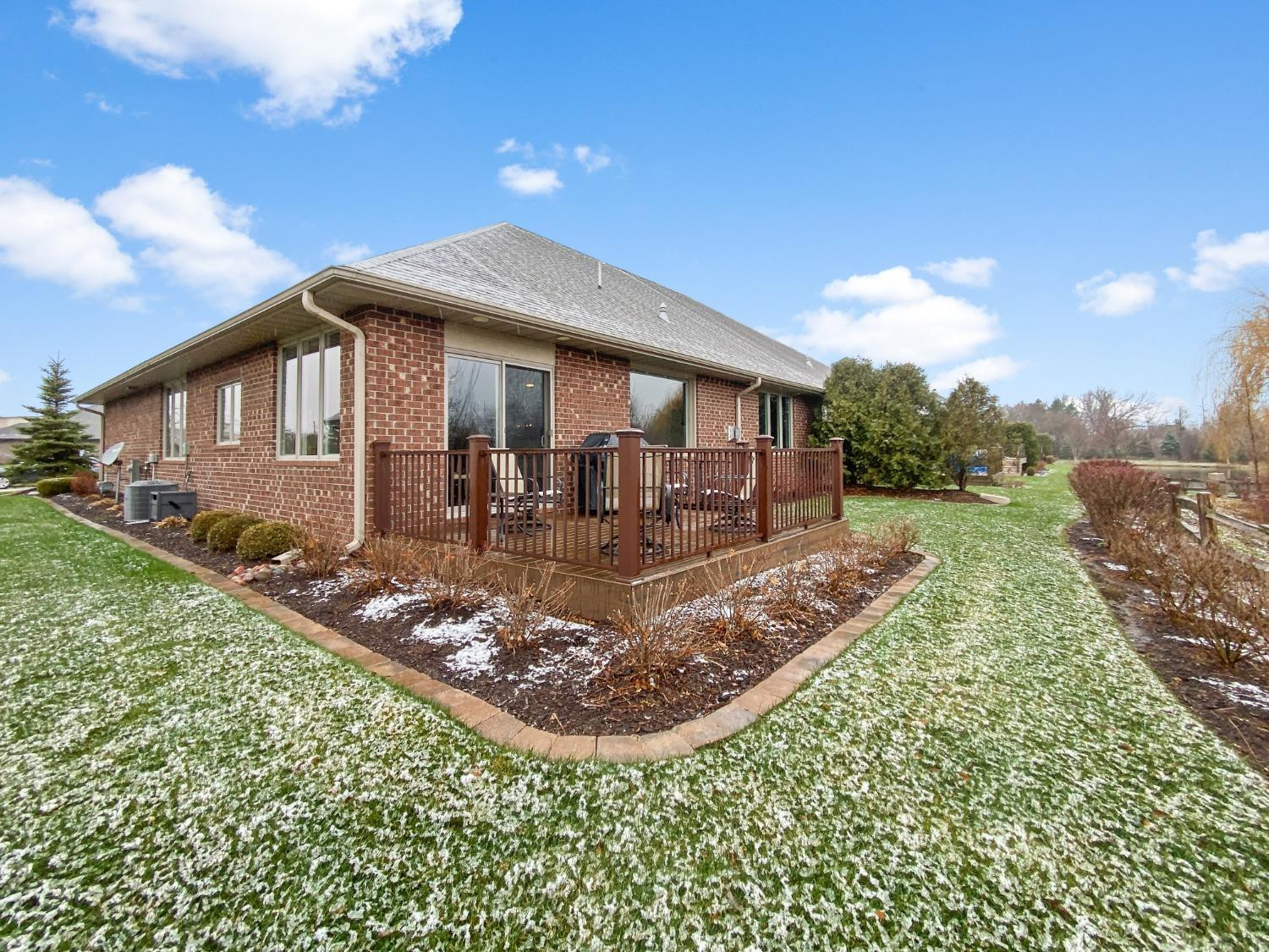 8415 Dancing Waters Lane St. John, IN 46373 - Photo 31 of 31 a front view of a house with garden