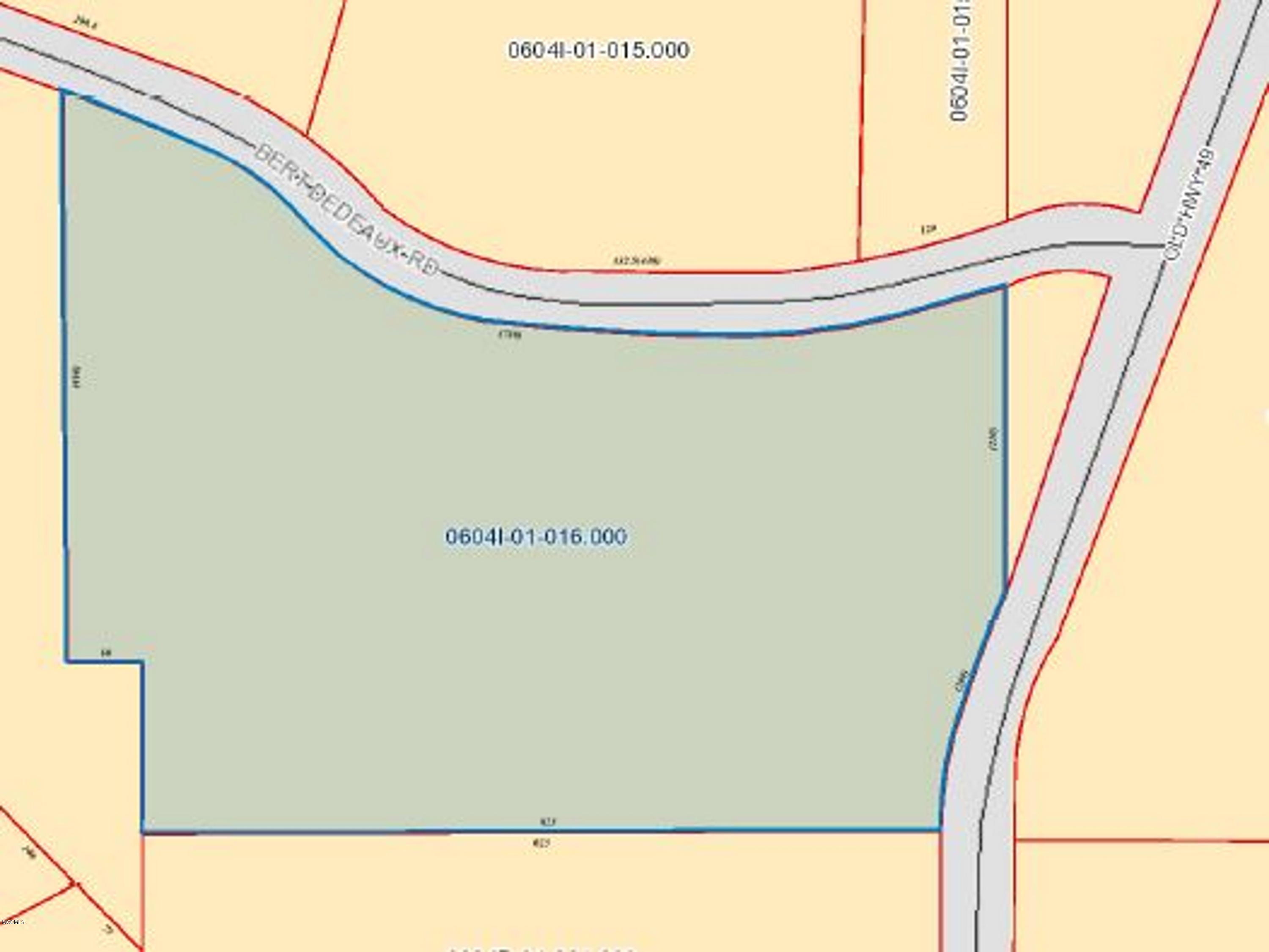 18135 Bert Dedeaux Road Saucier, MS 39574 - Photo 3 of 11 Bert Dedeaux Aerial Lot Dimensions