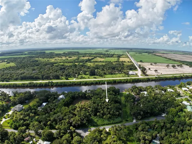 a view of a lake with a city
