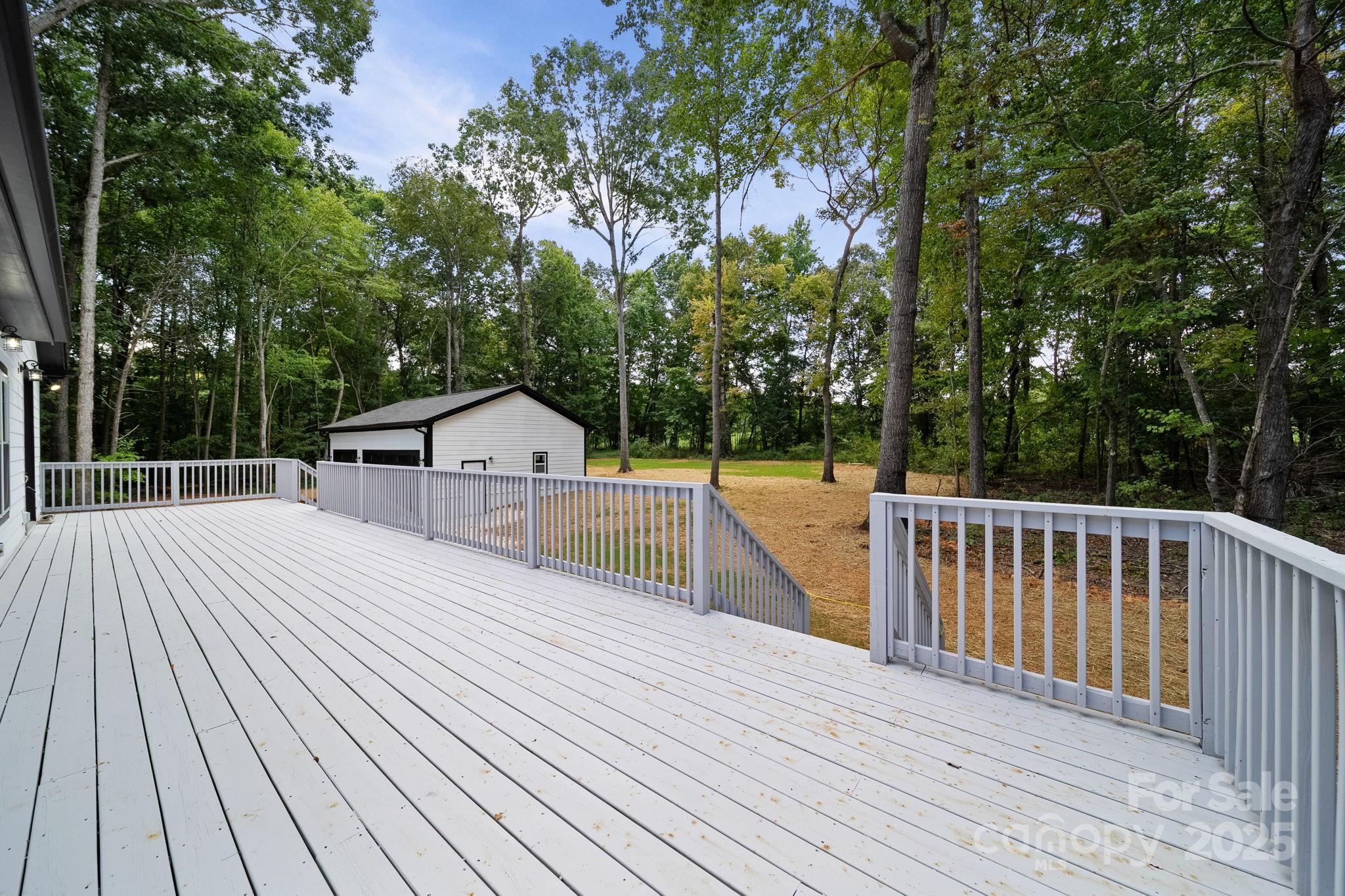 4460 R R L Lane Midland, NC 28107 - Photo 44 of 48 a view of a wooden deck and trees