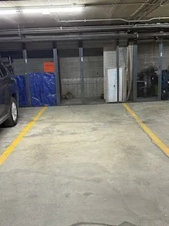 a view of parking garage