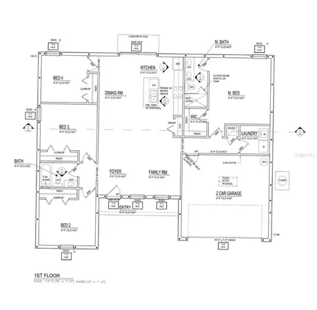 $1,950 | 2885 West Redgate Drive, Dunnellon, FL 34433