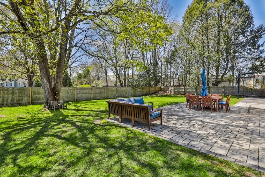 27 Walnut Road Hamilton, MA 01982 - Photo 40 of 42 a view of backyard with seating area and trees