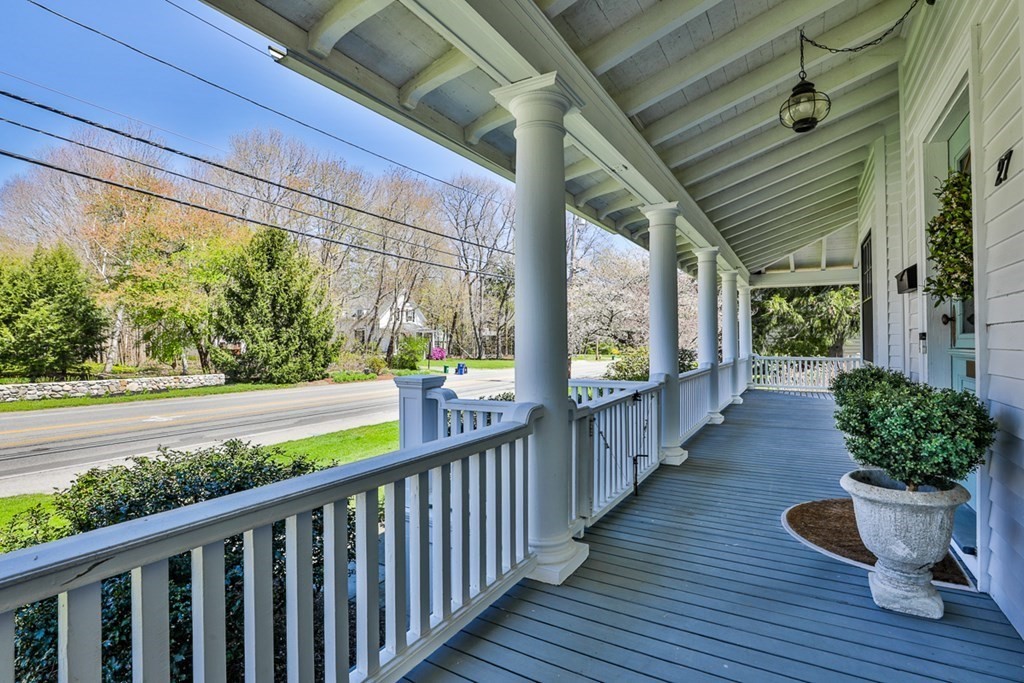 27 Walnut Road Hamilton, MA 01982 - Photo 4 of 42 a view of a porch with furniture and wooden floor