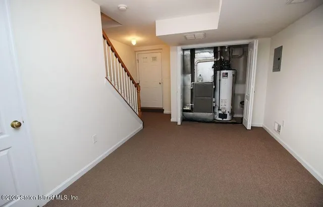 a view of a room with staircase